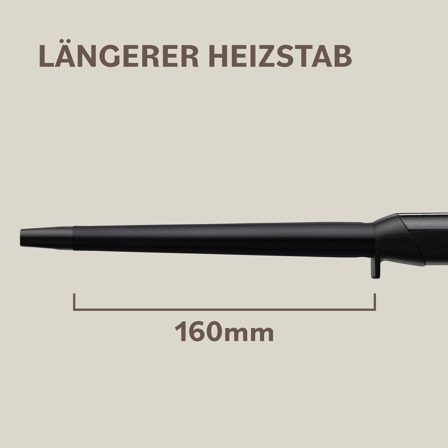 Konischer Lockenstab - &Oslash; 19-13mm